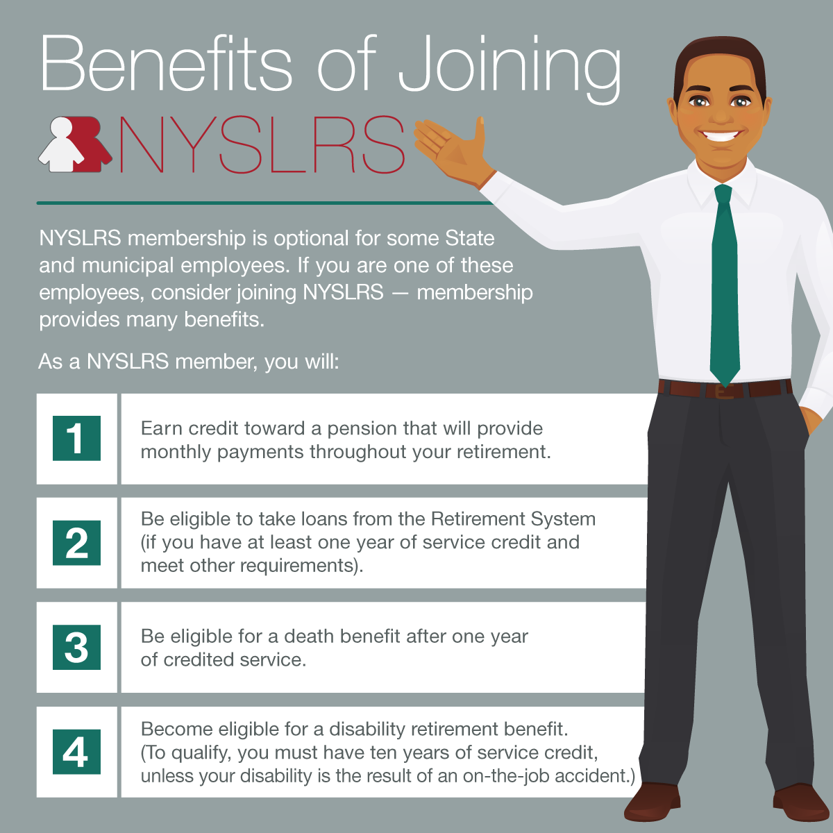 join NYSLRS for membership benefits